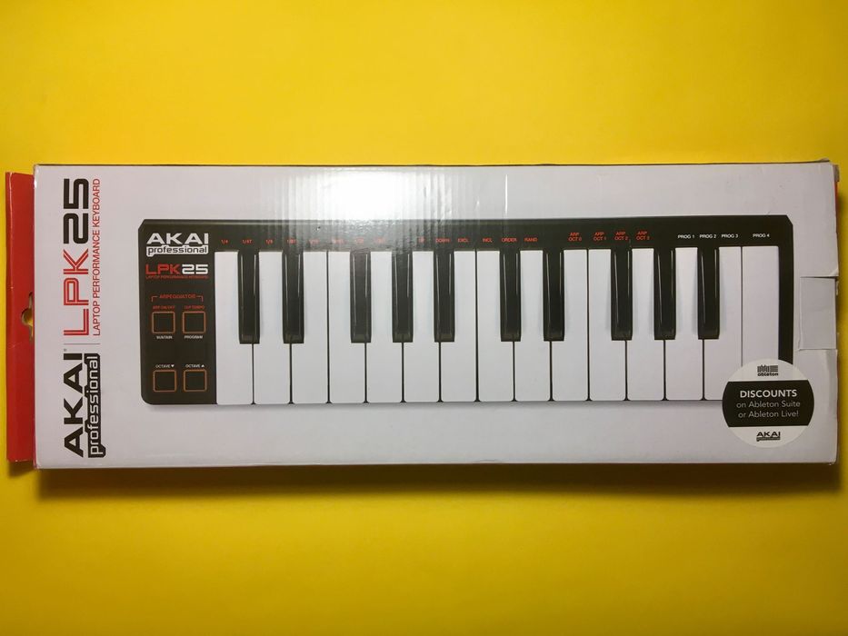 Klawiatura MIDI syntezator AKAI LPK25 Nowa