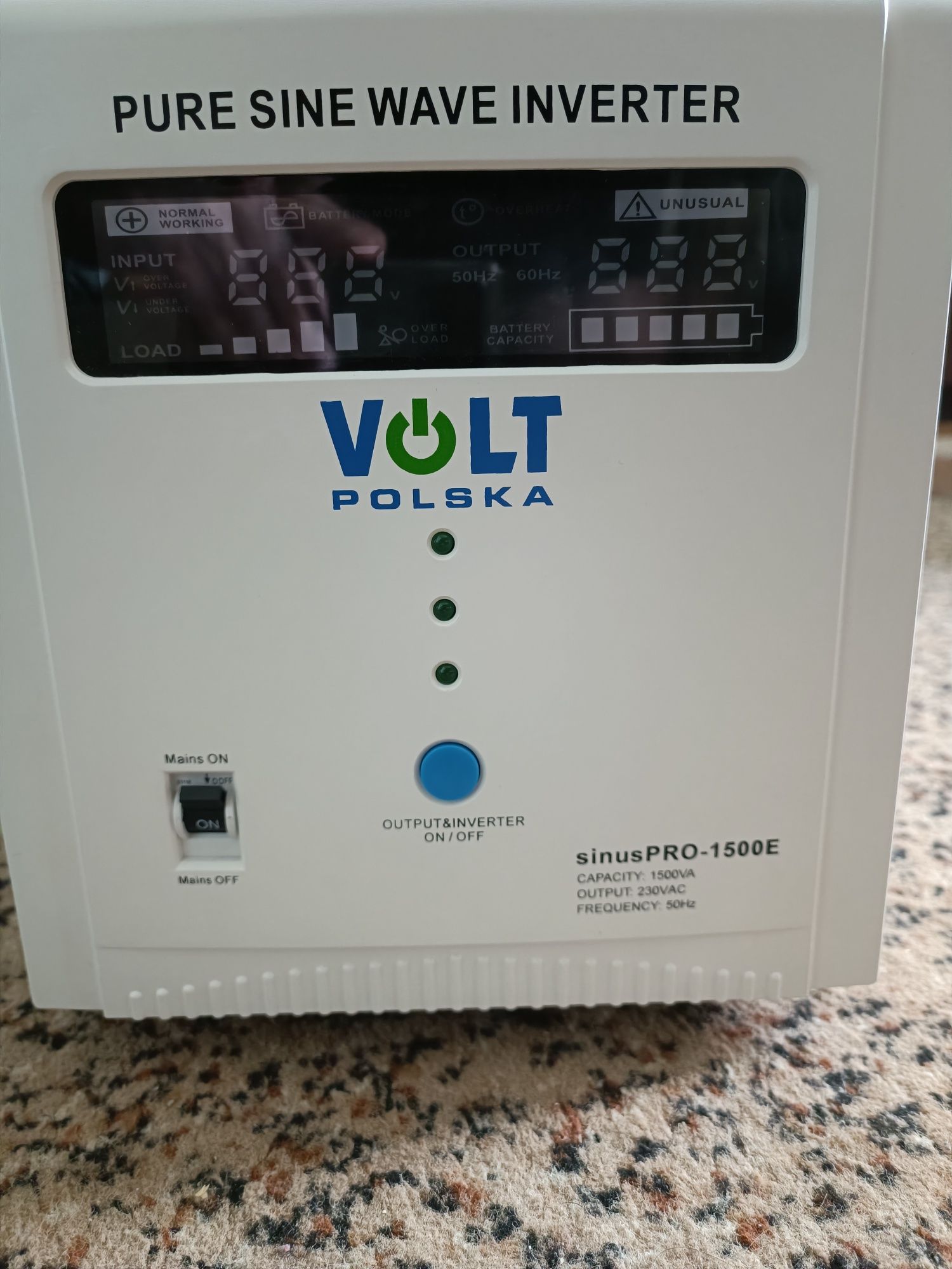 ДБЖ Volt Polska sinusPRO-1500E ИБП безперебійник інвертор чистий синус