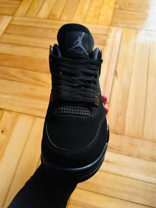 Buty meskie Mokasyny Jordan 4 Retro Black Cat R.45