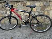 Rower unisex czarno-czerowny