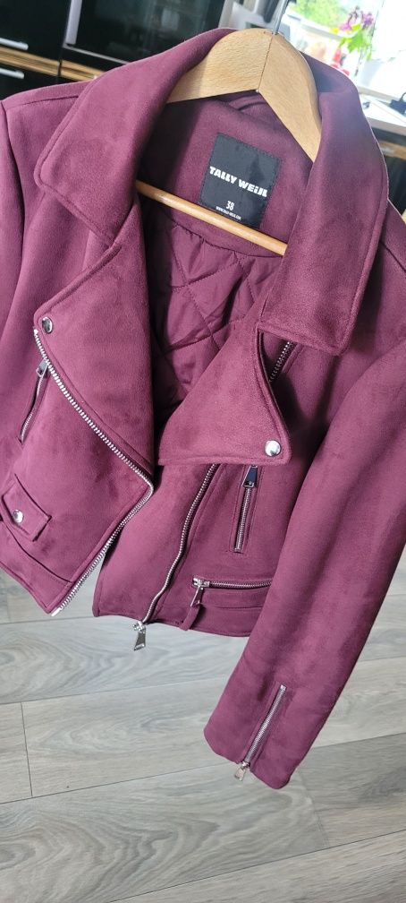 Ramoneska welurowa bordowa Tally Weijl Weijl  r.38