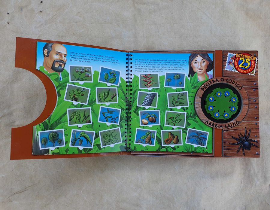 Jogo de tabuleiro para crianças «Aventura Na Floresta Tropical»