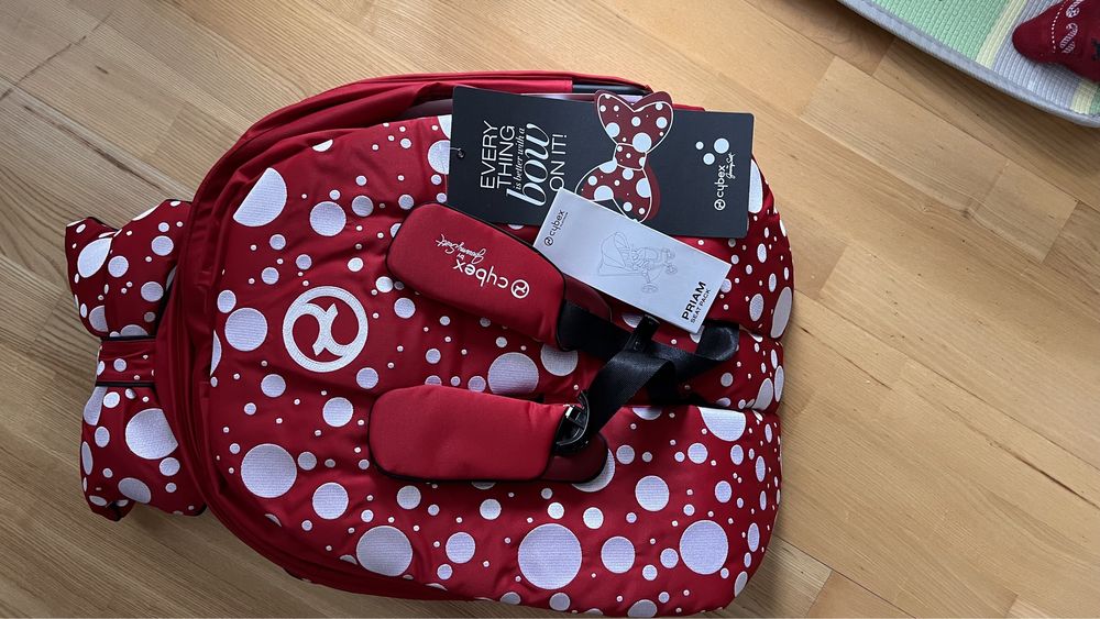 Tapicerka Cybex priam 4.0 Petticoat Red by Jeremy Scott