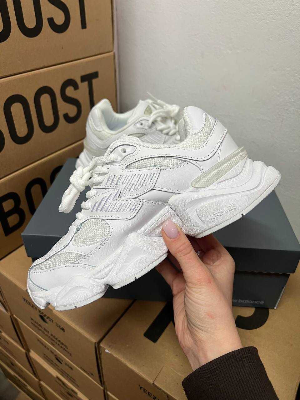 Кроссовки New Balance 9060 white / Нью Беленс 9060 білі 37 38 39 40