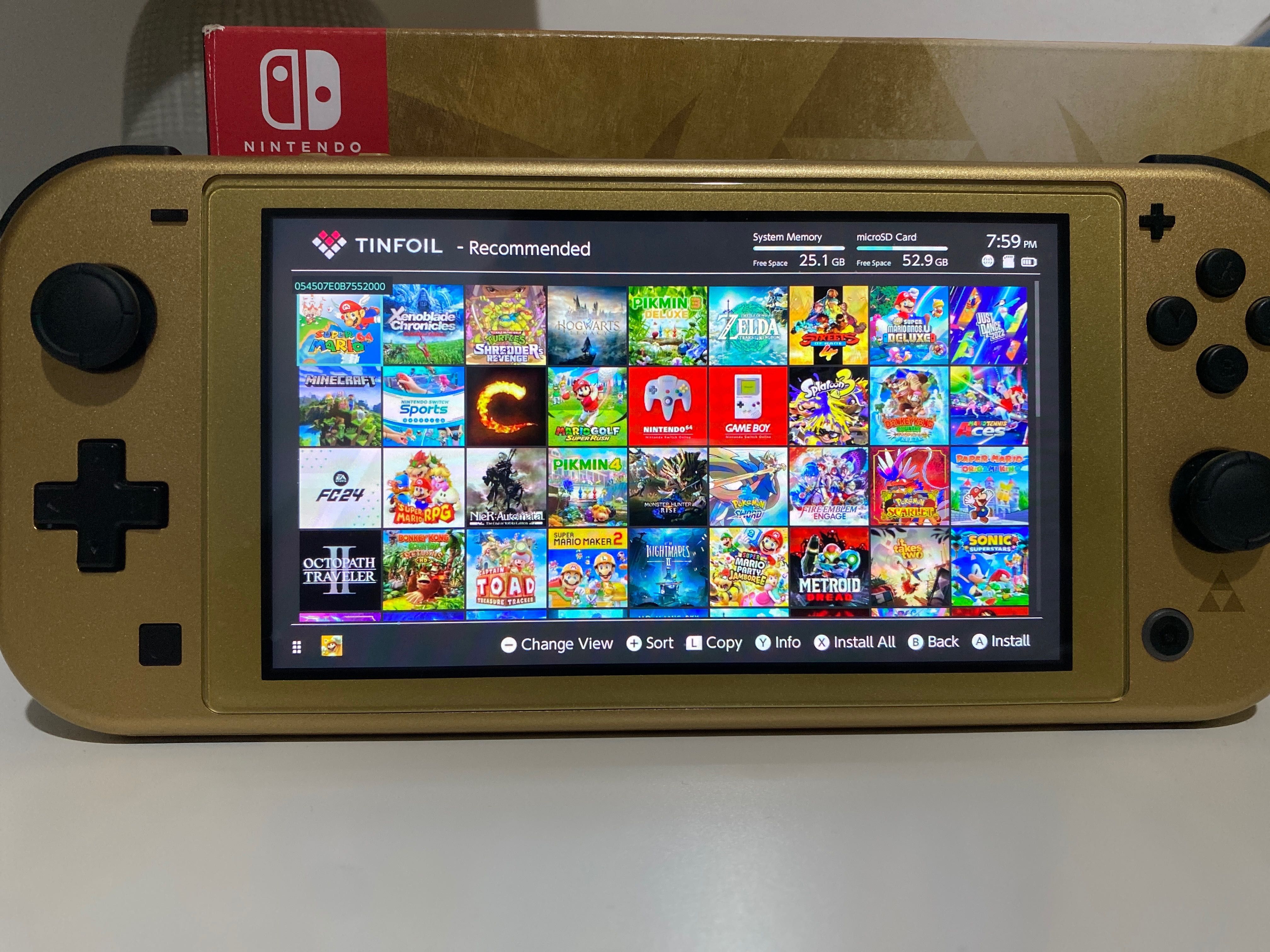 Nintendo Switch Lite Desbloqueada