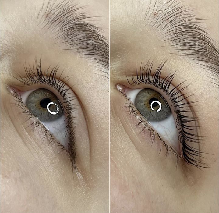 Ламинирование ресниц, Ламинирование бровей