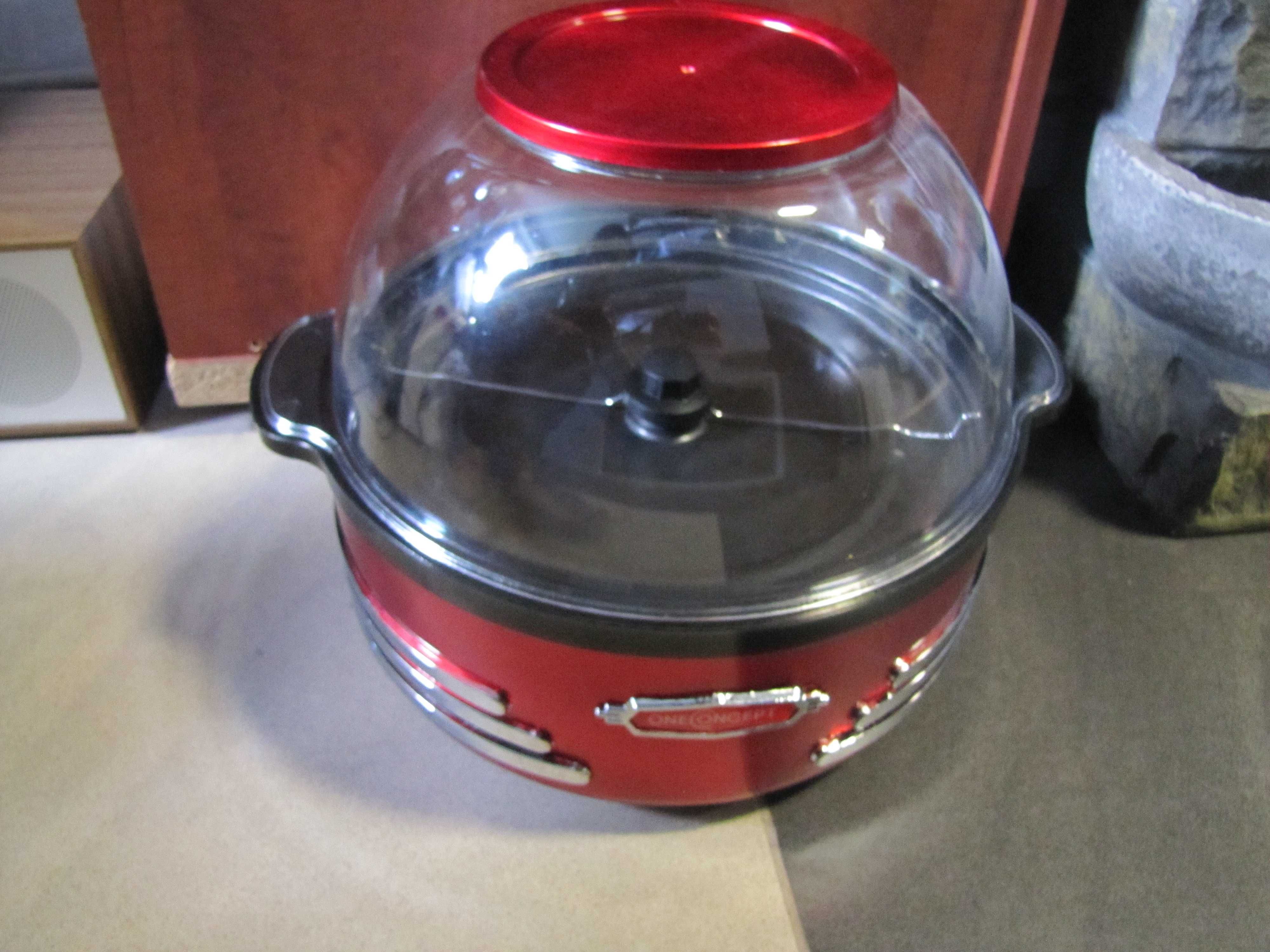 Maszyna do popcornu 1000W w stylu retro lakierowana Oneconcept