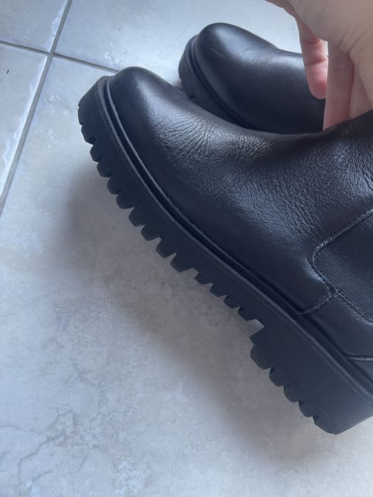 Guess botki skórzane trapery 39