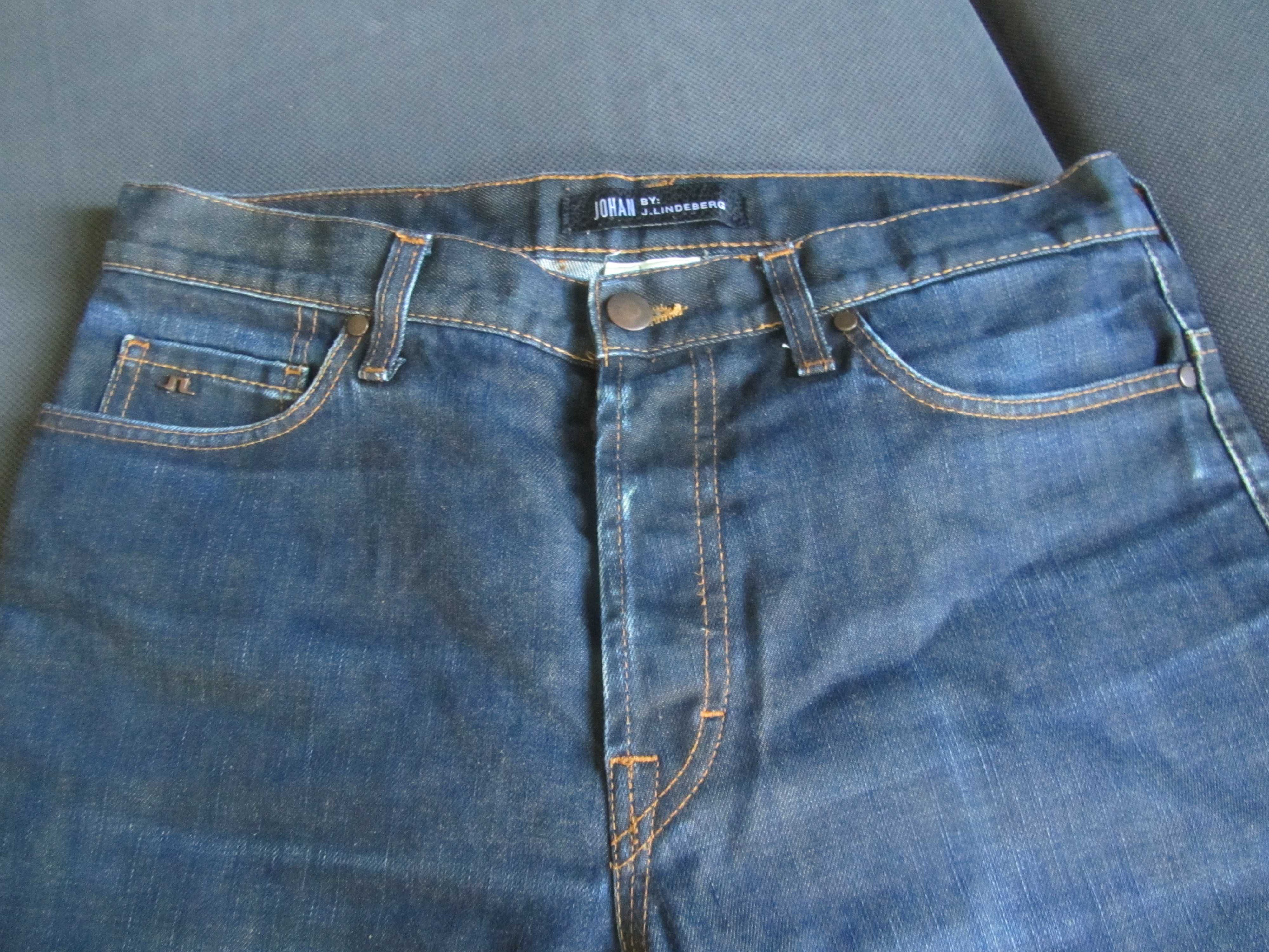 spodnie dżinsowe jeansy męskie Johan J. LINDEBERG W31/L34 pas 80cm/ L