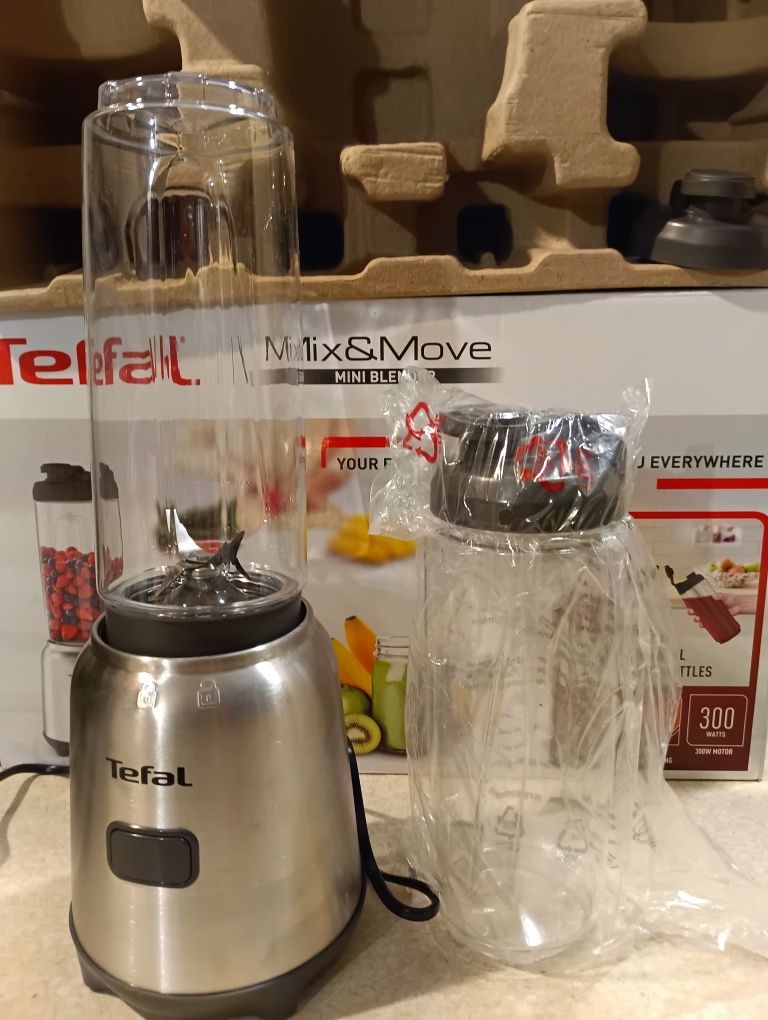 Tefal blender Mix&Move jak nowy, raz użyty