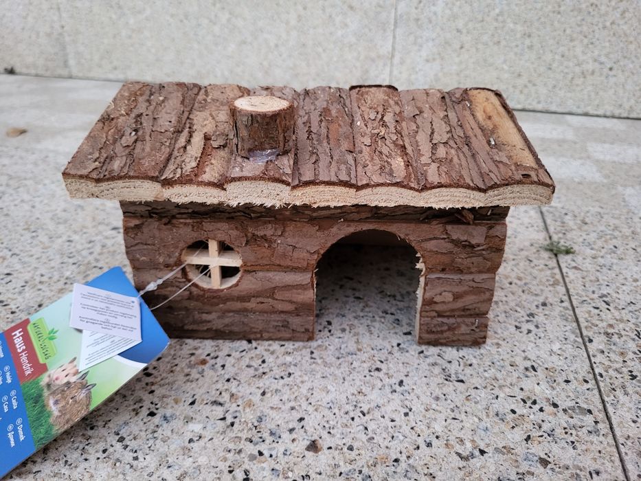 Casa para Hamster em madeira natural | Nova