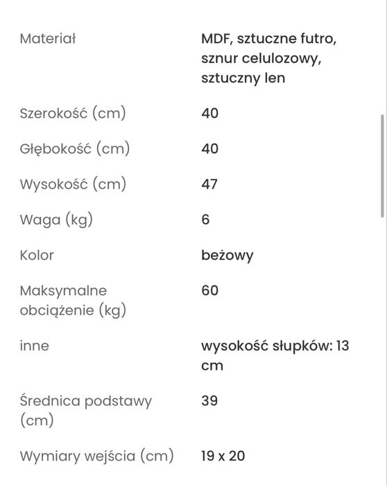 Drapak dla kota budka domek