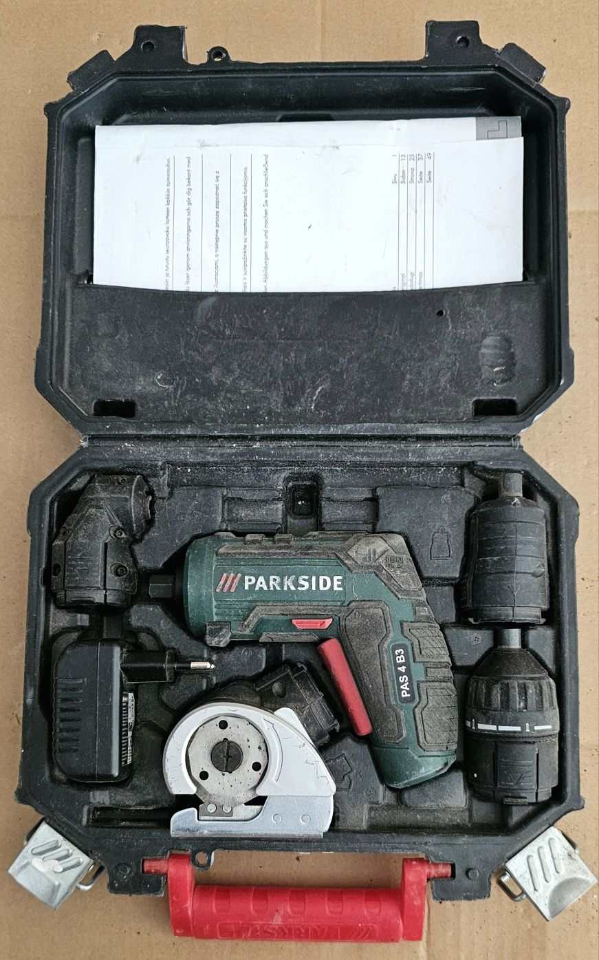 Wkrętarka akumulatorowa Parkside PAS 4B3