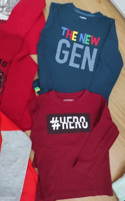 Camisolas menino manga comprida 4 anos