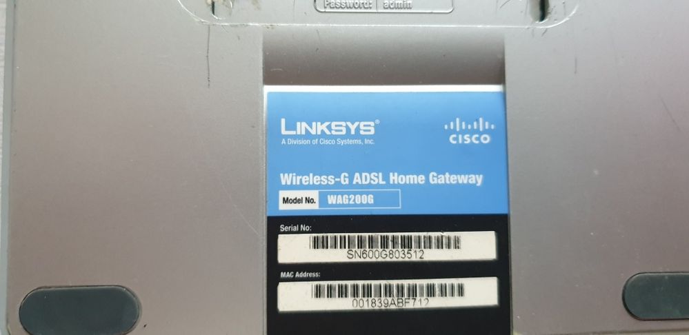 Router Linksys wi-fi