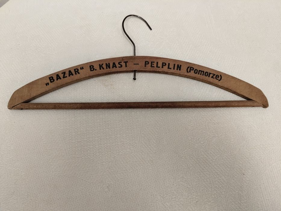 Pelplin, stary wieszak reklama.