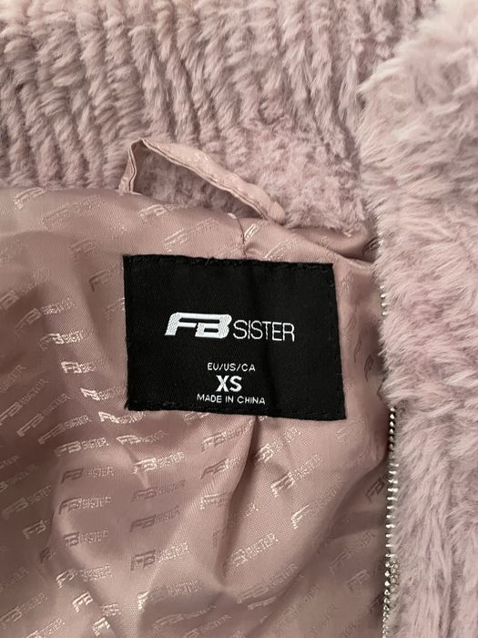 Nowa ciepła różowa kurtka polarowa FB Sister (XS)