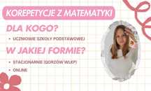 Korepetycje z matematyki- online i stacjonarnie