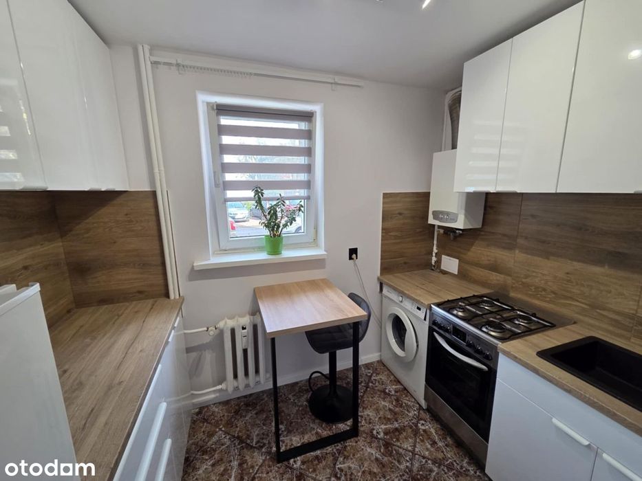 Mieszkanie dwupokojowe z widną kuchnią, parter, os. Żeromskiego