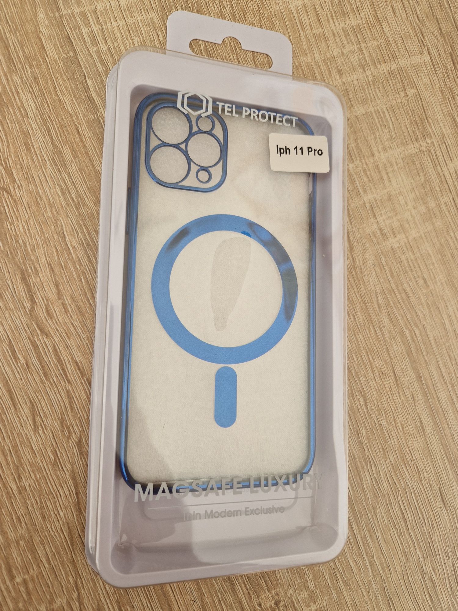 Etui Tel Protect Magsafe Luxury Case do Iphone 11 Pro Granatowy