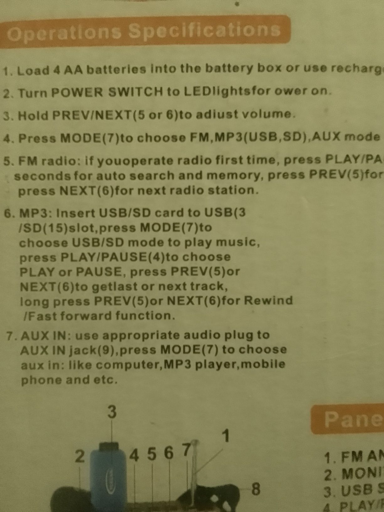 Radio X-bass USB,SD Card,TF Card,FM Radio