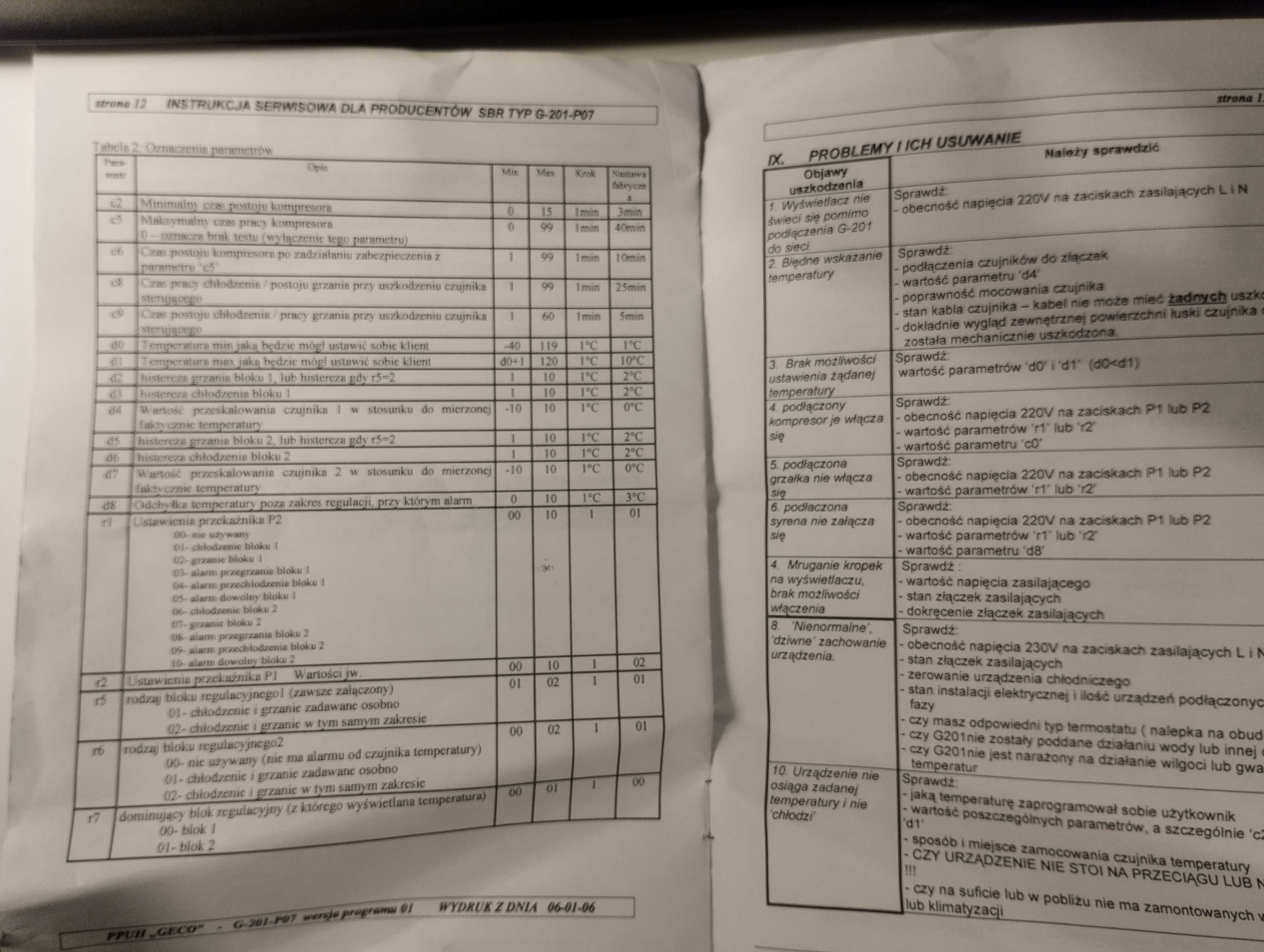 Blok GECO G-201-P07 Uniwersalny sterownik grzewczo-chłodniczy.