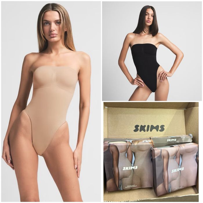 Скульптурцюче утягуюче боді Skims XS S Seamless Sculpt оригінал