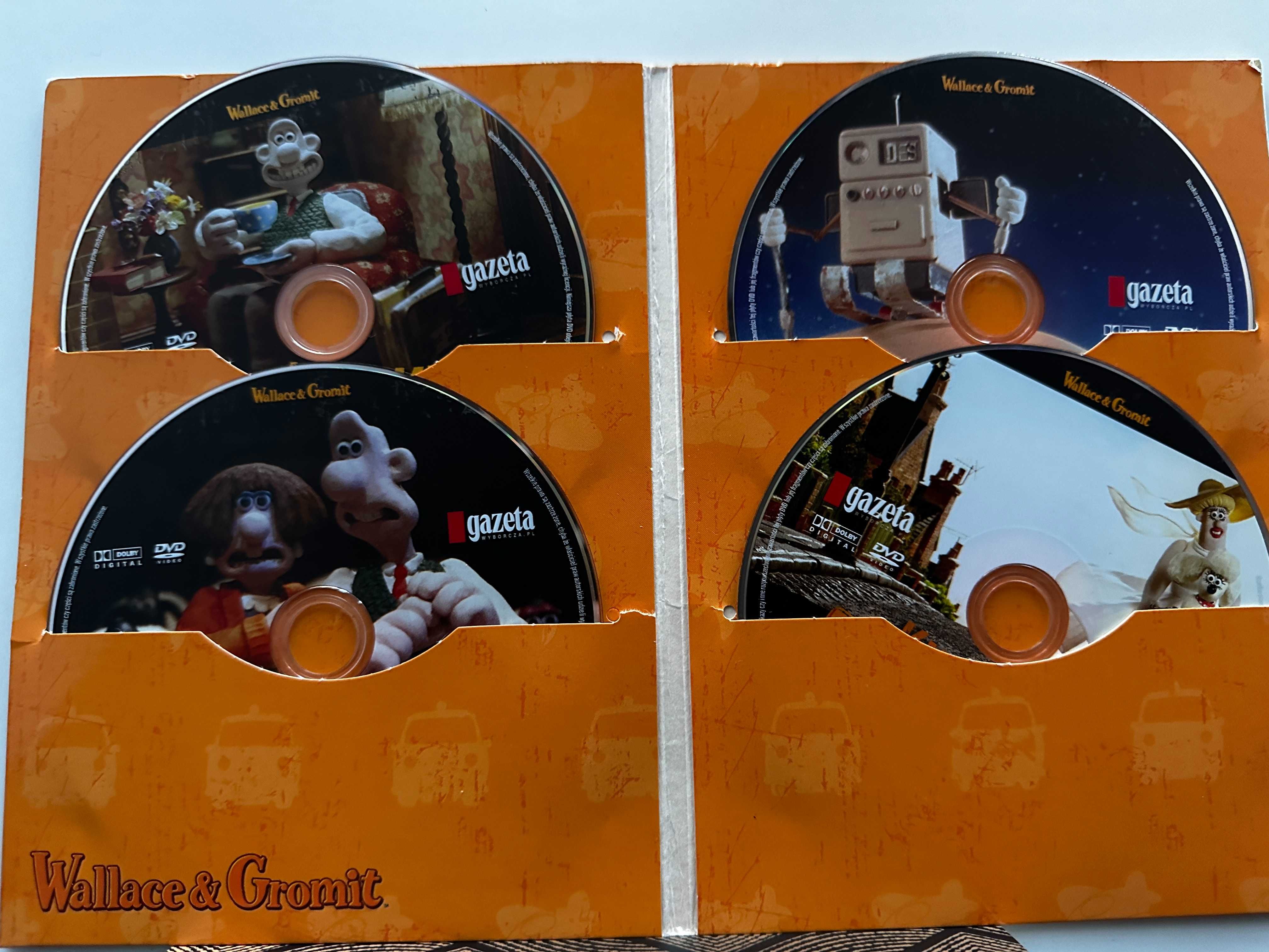 WALACE&GROMIT WŚCIEKŁE GACIE Bajka 4*DVD z prywatnej kolekcji domowej