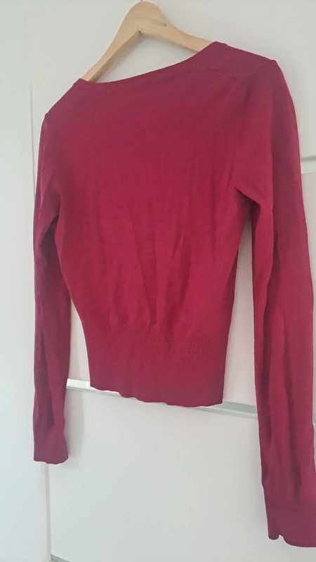 Mango basics M kardigan fuksja 38 sweterek