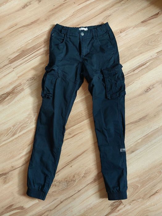 Spodnie joggery cargo 146 152 name it granatowe
