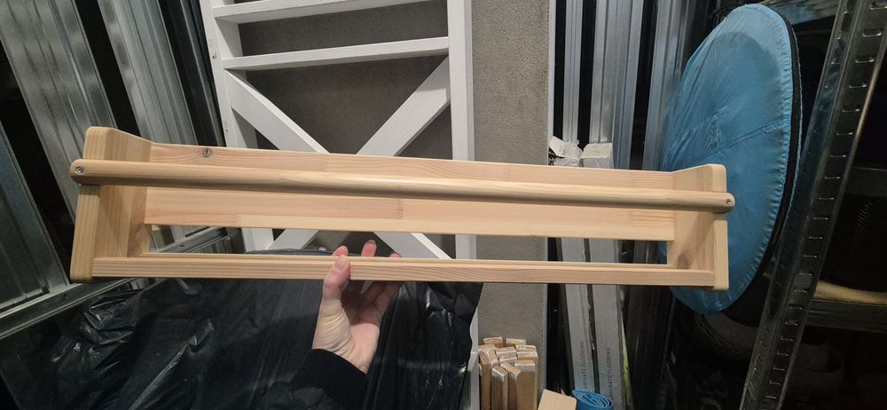 4 drewniane półki na książki flisat ikea