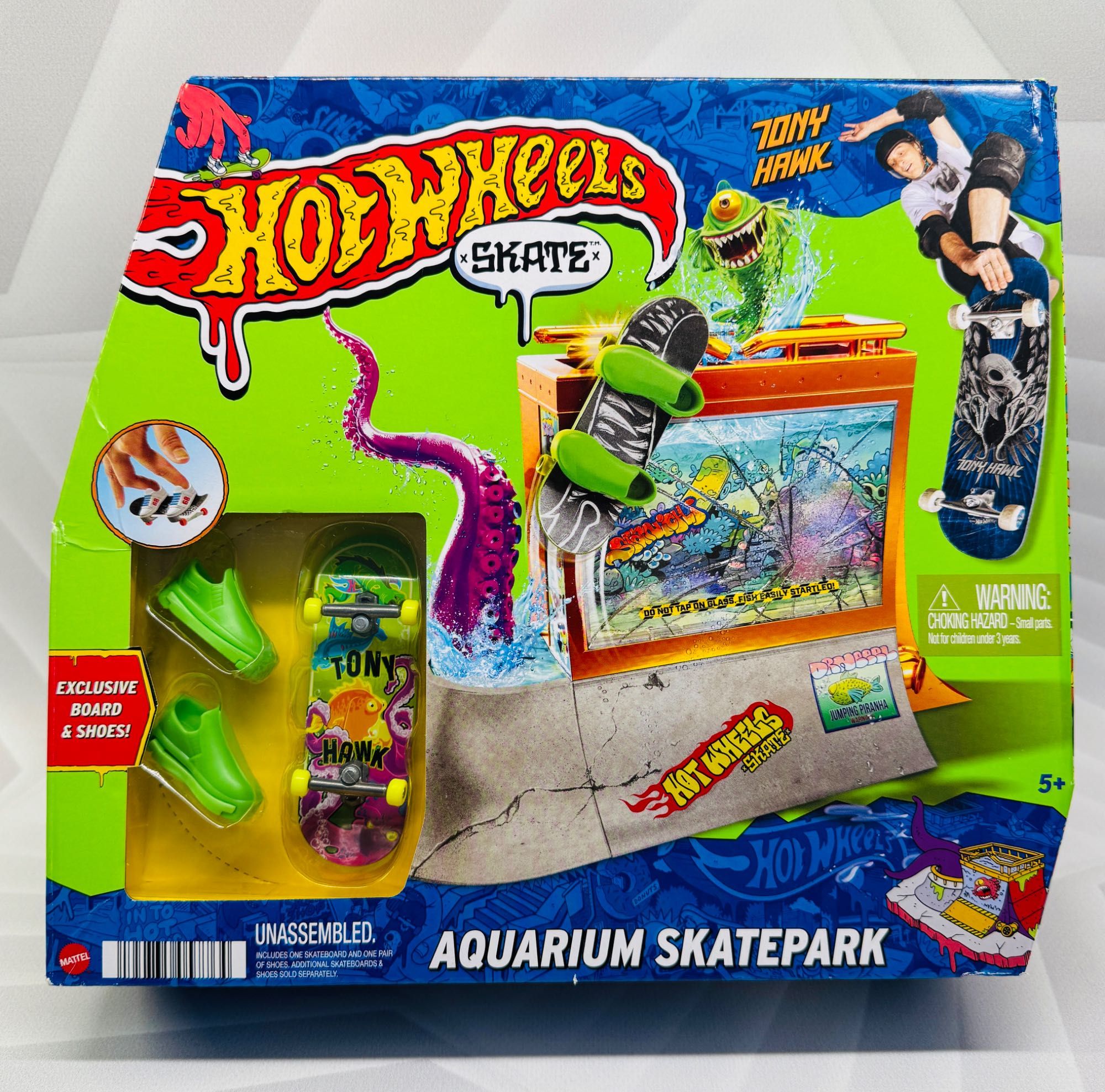 Набір Хот Вілс Скейт Акваріум Скейтпарк Hot Wheels Aquarium Skatepark