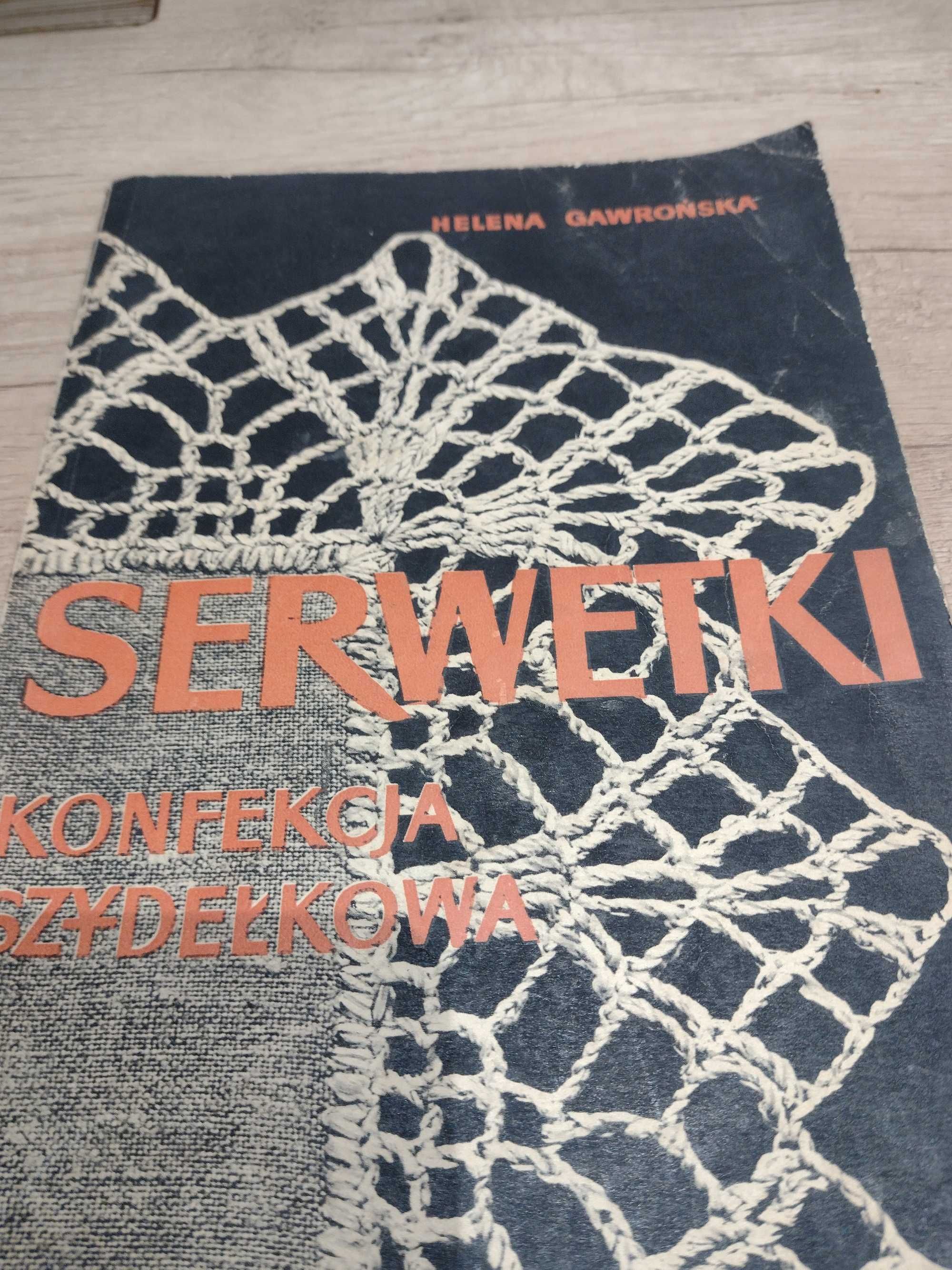 Serwetki konfekcja szydełkowa Helena Gawrońska