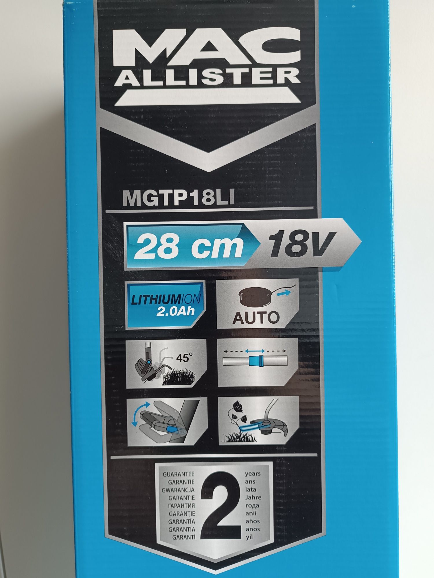 Podkaszarka Macallister MGTP18li nowa