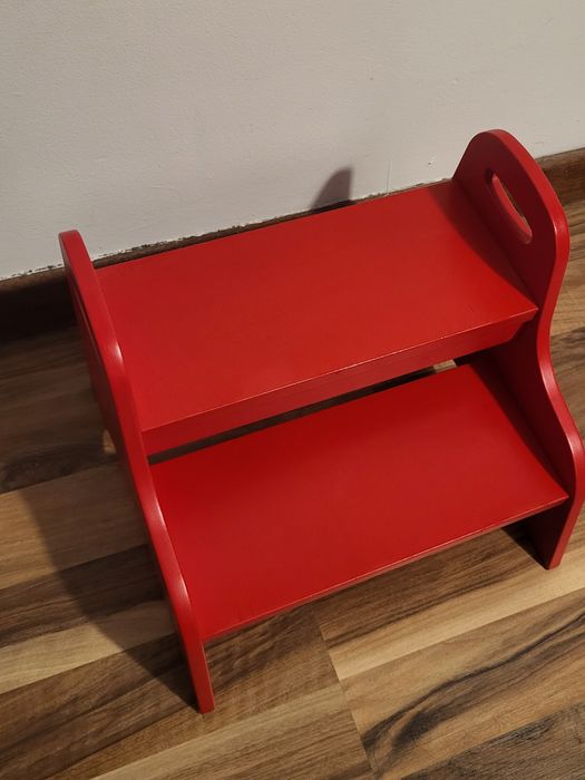 Schodki taboret dzieciecy  Ikea trogen czerwony