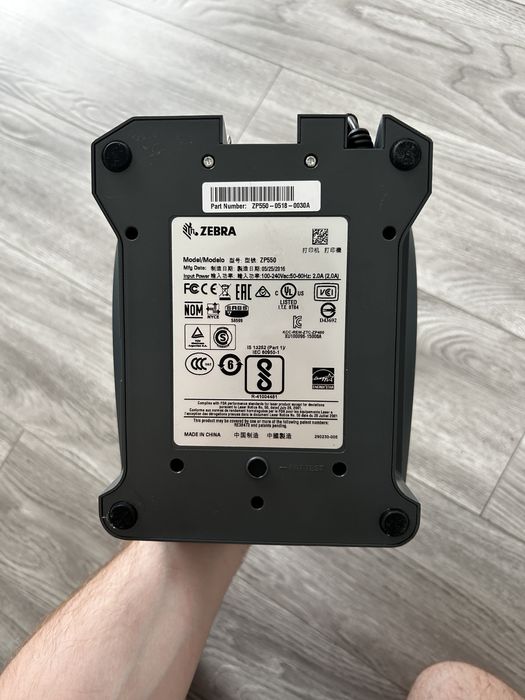 Термопринтер етикеток Zebra ZP550 600dpi