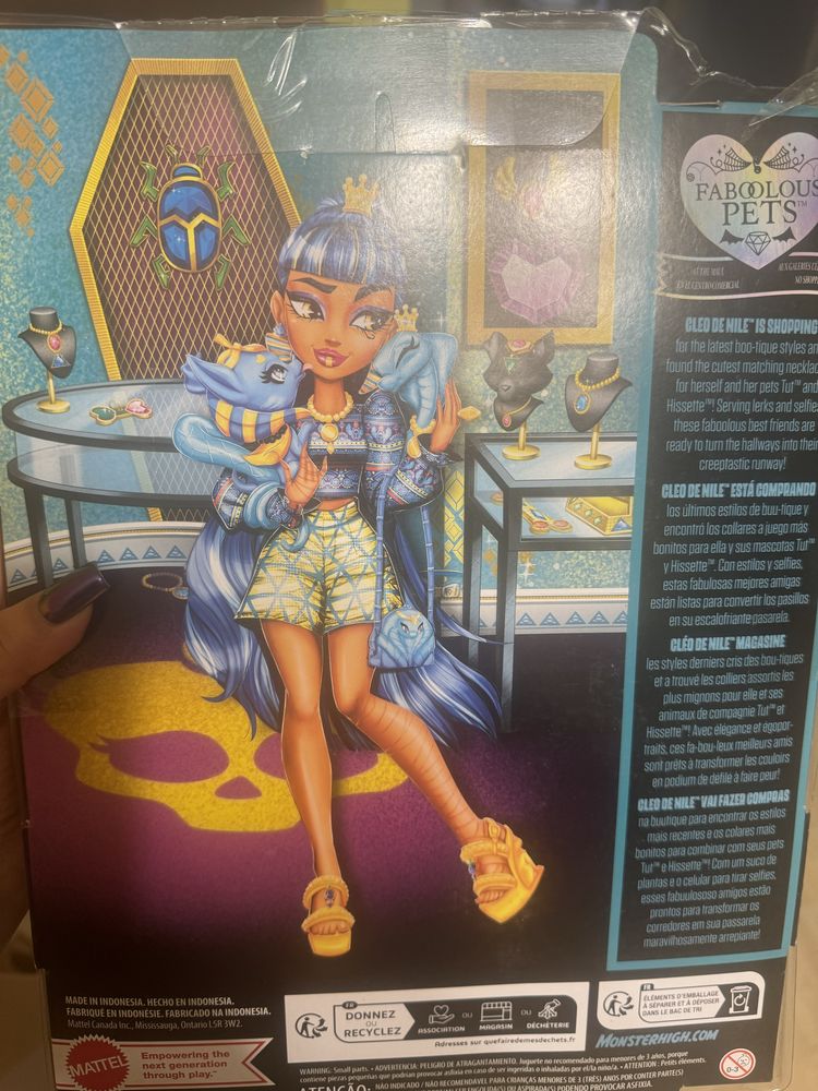 Monster high Cleo Faboolous pets