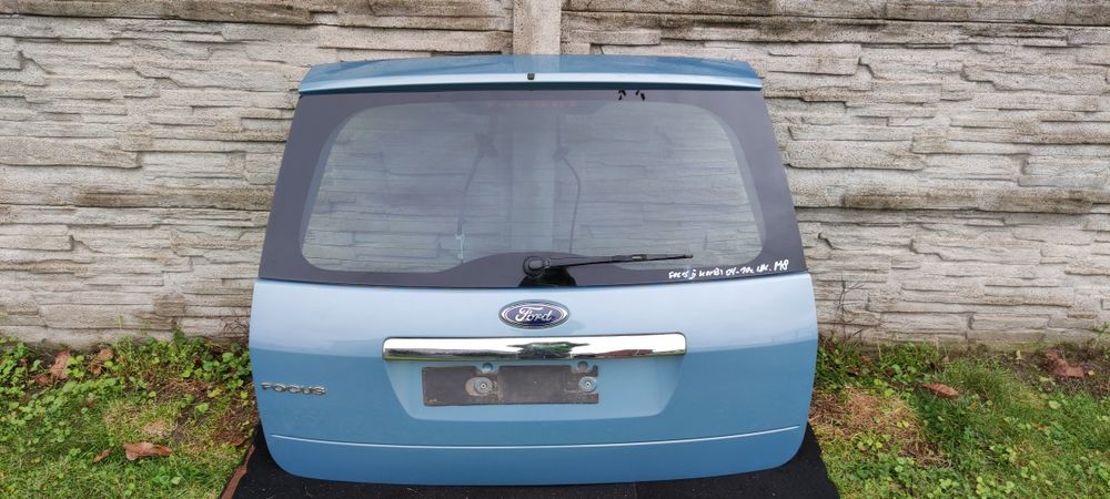 Klapa pokrywa bagażnika Ford Focus mk2 II kombi kolor M8 błękitna kpl