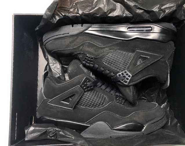 Nike Air Jordan 4 Retro Black Eu 41