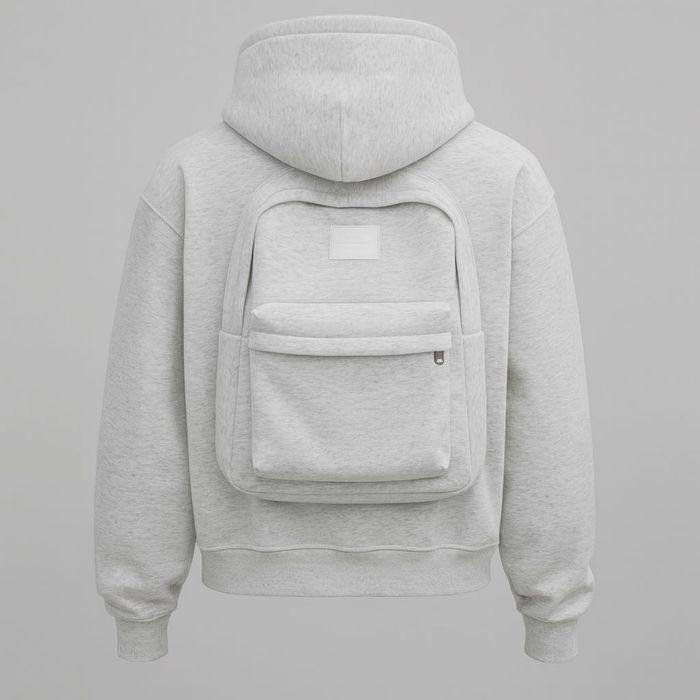 Bluza z wbudowaną kieszenią typu plecak