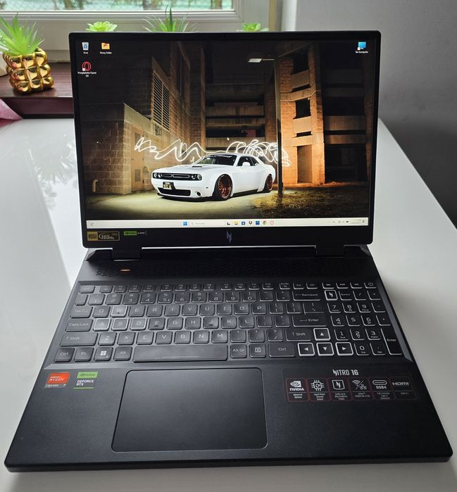 Laptop ACER Nitro 16 AN16-41-R5LX 16" IPS 165Hz R7-7840HS 16GB RAM 1TB