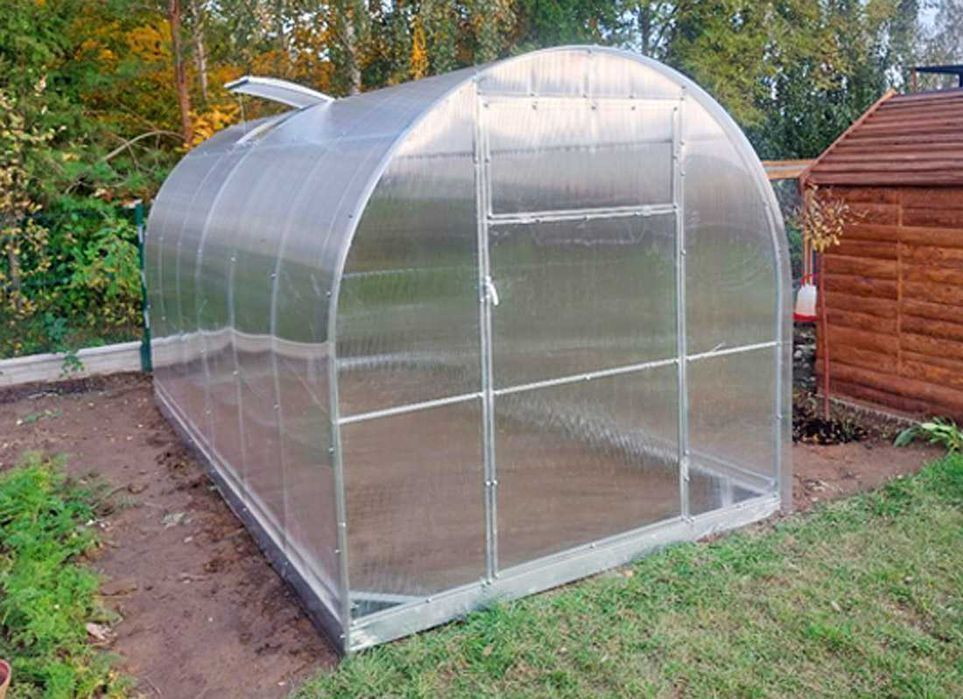 Szklarnia z Poliwęglanu 4mm - 2х2m +3 prezenty (dostępne 4m, 6m, 8m)