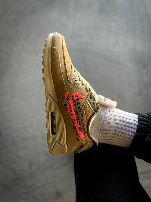 Meskie buty Off White NK Air Max 90 "Desert Ore" obuwie meskie 41-45