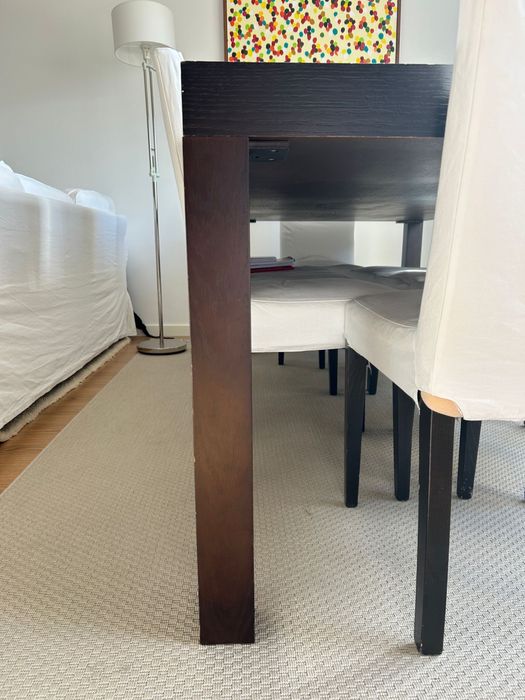 Mesa de jantar madeira (2.20m x 1.00m)