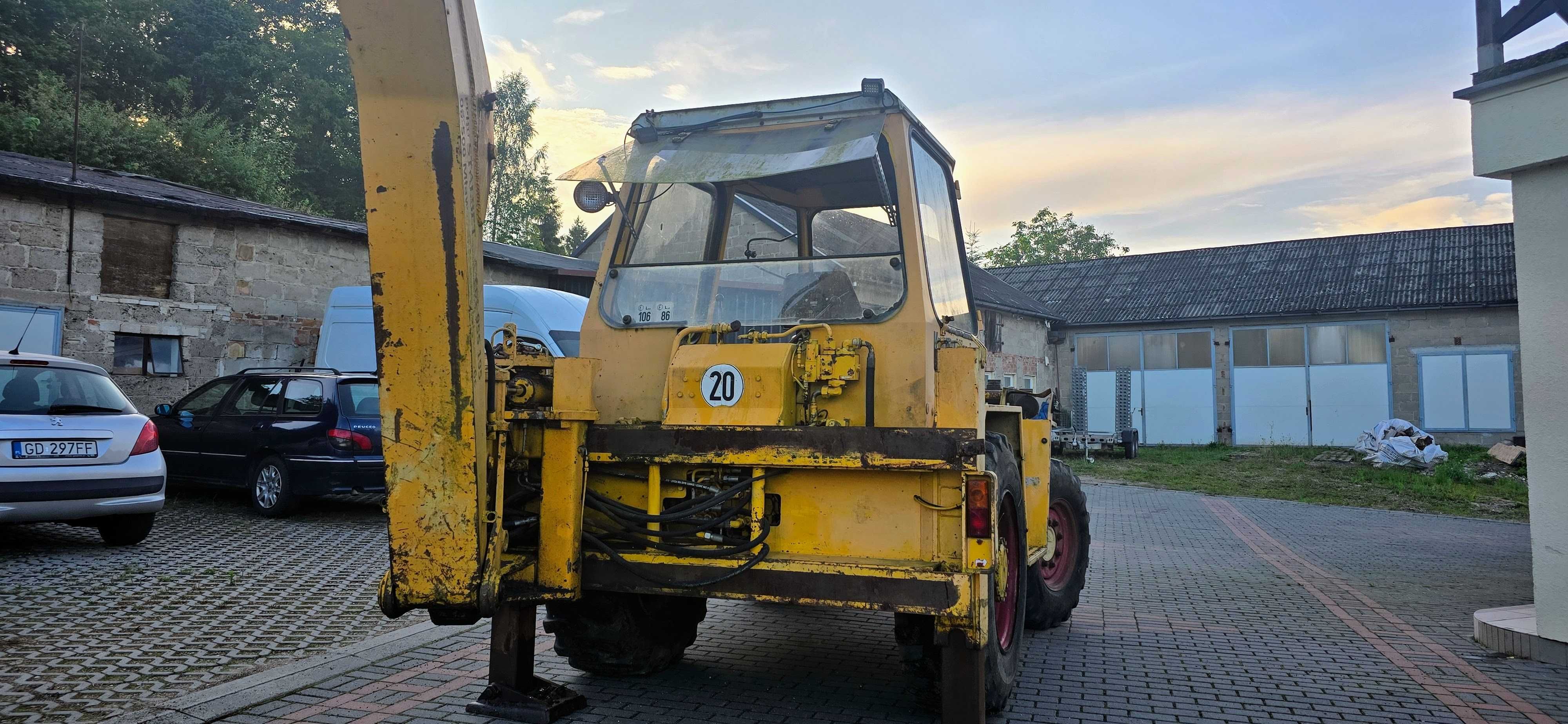 koparko ładowarka Kramer 516 4x4  krokodyl, OC, faktura, komplet łyżek