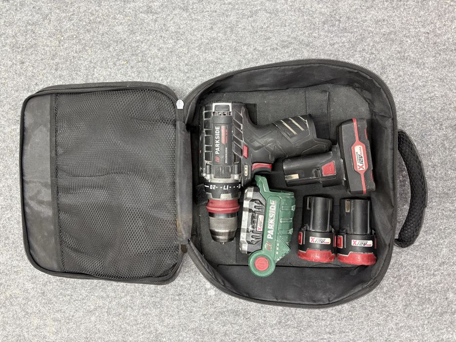 Parkside-zestaw narzędzi 12V
