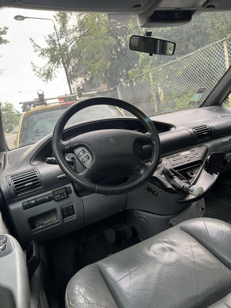 Citroen evassion exclusive 2.0 hdi, skóra, elektryka,uszkodzony