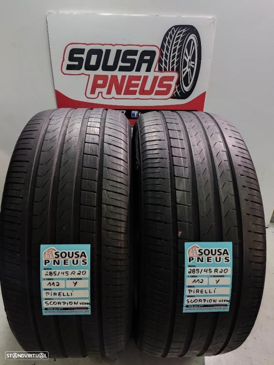 2 pneus como novos 285-45r20 pirelli - oferta dos portes