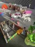PlayMobile - camping i konie