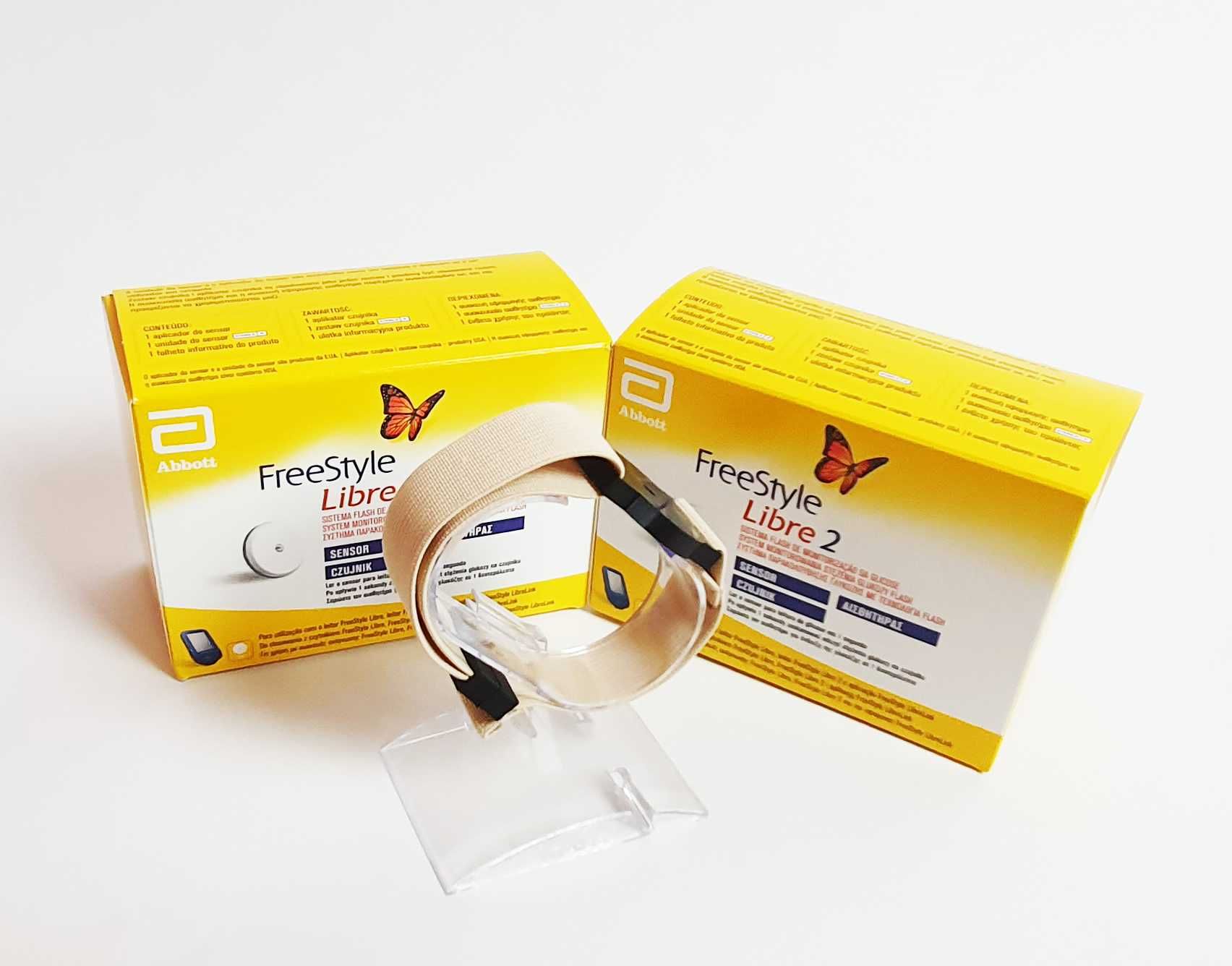 Sensor Freestyle Libre 1 i 2 - Opaska Ochronna - KOLOR CIELISTY